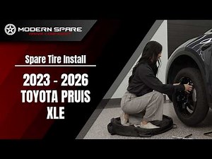 How do I install a spare tire on a 2023-2026Toyota Pruis XLE | Presented by Modern Spare