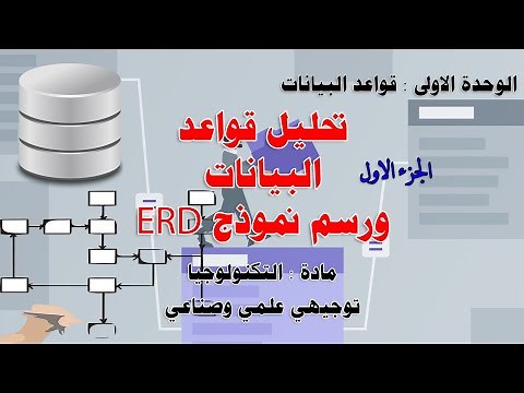 تحليل قواعد البيانات & رسم نموذج ERD ( الجزء الاول ) - تكنولوجيا - توجيهي علمي وصناعي