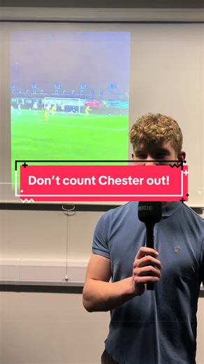 Chester can’t stop scoring in injury time! #football #sport #nonleague #chester #nln