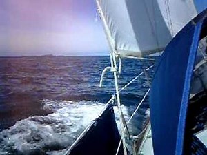 Contessa 32 Close hauled in a stiff breeze