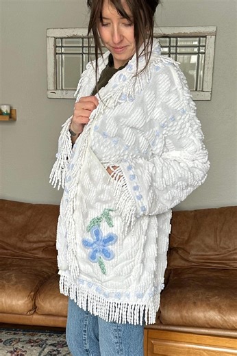 Handmade Chenille Jacket - Etsy