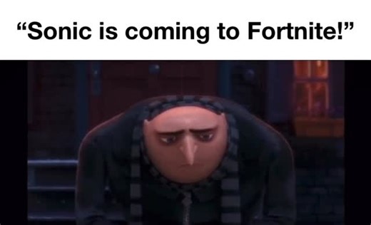 Sonic_Real on Instagram: "it’s looking grim 😔 #sonic #sonicthehedgehog #sega #sonicmemes #sonicedit #gru #despicableme #sad #fortnite #crossover #upset #real #sonicart #art #meaning #deep"