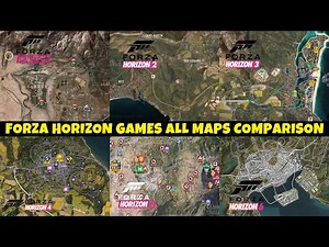 Forza Horizon 6 vs ALL Forza Horizon Games | FULL MAP COMPARISON! 🔥 Which Horizon Map Looks Great ?