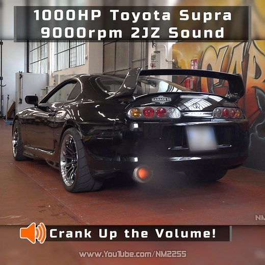 This 9000rpm 1000HP Toyota Supra by Garage52 sounds absolutely insane... Listen to that turbo flutter noise 😱 | NM2255