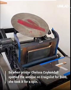 6.8M views · 12K reactions | This 1800s letterpress has to be the most satisfying method of printing I've ever seen  | UNILAD | Facebook