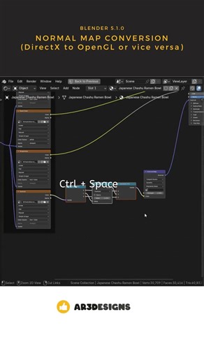 Blender Tutorial Normal Map Conversion