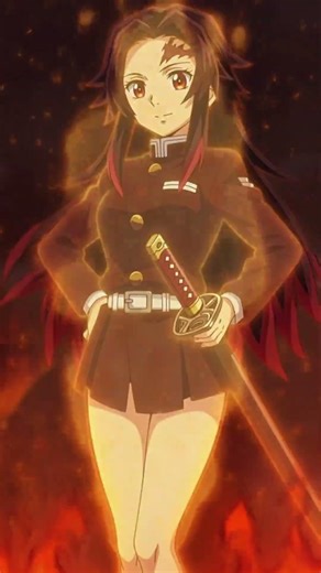 Tanjiro Gender Swap Fire Edition 💀 #tanjiro #shorts #anime #tgtf
