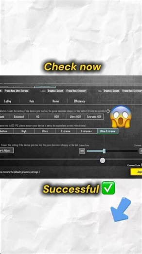 40 to 120 🚀 successful apply processing ￼#shorts #bgmi #120fps