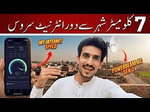 10KM Long Distance WiFi Setup in Village (100Mbps) 😱 Speed Test (wireless internet)