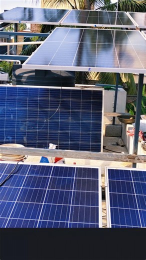 5.k.w solar system work #shortvideo #solarrepair #solartips #viral #solarfields #powersolar