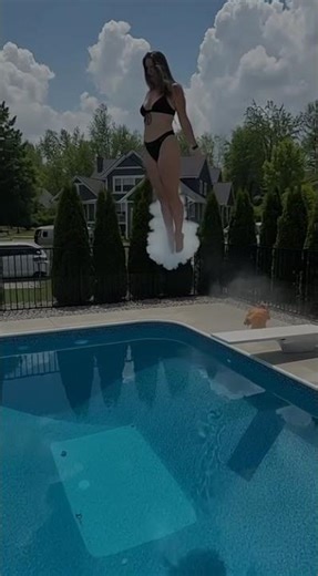 Bella Farts and Flies Into the Air! Hilarious Pool Moment! 💨🌊😂