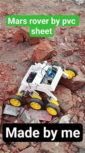 Mars rover by pvc sheet