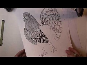 Rooster Tangle Lesson #191