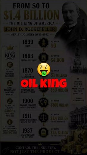 The Man Who Controlled 90% Oil 😱 Rockefeller Story