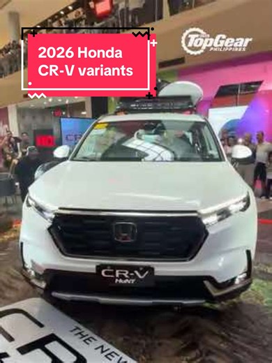 Explore the New 2026 Honda CR-V Hybrid Variants in the Philippines