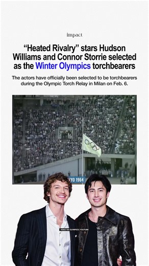 “Heated Rivalry” is only getting bigger and hotter. Stars Hudson Williams and Connor Storrie are set to open up the 2026 Winter Games in Milan as torchbearers during the Olympic Torch Relay. The location where Williams and Storrie will carry the torch has not yet been revealed. #HeatedRivalry #ConnorStorrie #HudsonWilliams #Olympics #WinterOlympics