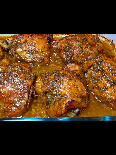 Juicy Oven Baked Chicken Thighs Recipe