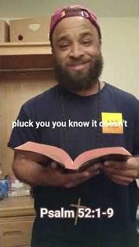The holy scripture for today Psalm 52:1-9 #bibleversequote
