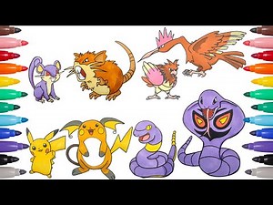 Pokemon Coloring #19 to #26