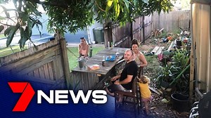 A Cairns man has come up with an interesting way to stay social while keeping his distance. Darryl Strugnell shared a drink with his neighbours over the Easter weekend by turning his side fence into a drop down bar. “I thought I would knock up a bar where we can just have a couple of stubbies and unwind in the arvo and try and forget the day’s woes” - Inventor, Darryl Strugnell. Report on 7NEWS Cairns at 6pm. www.7NEWS.com.au #coronavirus #7NEWS | 7NEWS Cairns