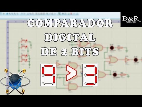 Comparador Digital 2 bits | Compuertas lógicas y Displays | Explicación y Prueba del circuito