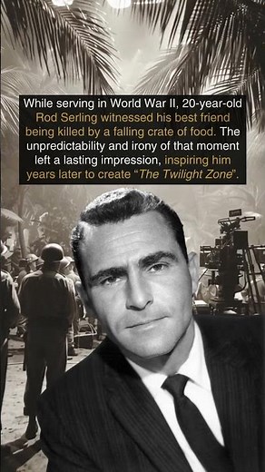 How War Inspired Rod Serling’s Dark Imagination #history #americanactor #hollywoodactor #ww2
