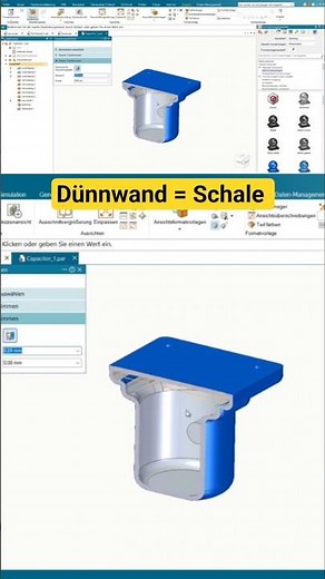Gehäuse ganz einfach? Dünnwandbefehl kurz erklärt [DE]