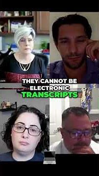 Transcript Apostille: Avoid School Electronic Transcript Errors! #shorts