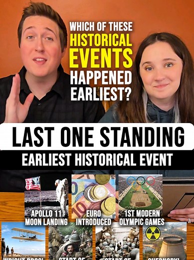 Which of these Historical Events Happened Earliest? 🤔 #history #historytok #historytime #creatorsearchinsights #worldhistory
