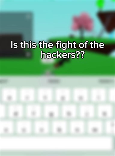 Hacker vs hacker.,, did not expect this #roblox #slapbattles👏 #hacker