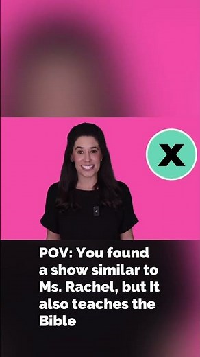 If you’re looking for a show like Ms. Rachel that includes Christian principles, I’m your girl!