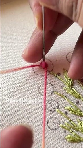 Hand Embroidery Designs Flower Pattern | Beginner Friendly Tutorial | Stem Stitch