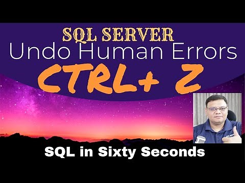 Undo Human Errors in SQL Server - SQL in Sixty Seconds 109