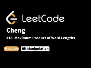 LeetCode 318. Maximum Product of Word Lengths