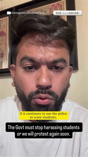 Stop harassing the students, or we will protest again: Abhijeet Dipke