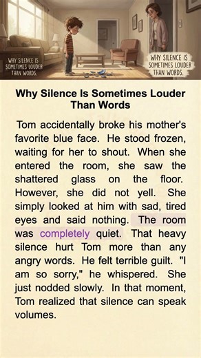 Why Silence Is Sometimes Louder Than Words