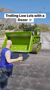 Trolling Low lvls with a Dozer 💀 #gamingcommunity #onlinegaming #gtaviral #gtaonline #gta5online #gtacars #gta5 #reelsfbシ #GTAOnline #gta #GTARP #gtasanandreas #gta5clips | DonKevs