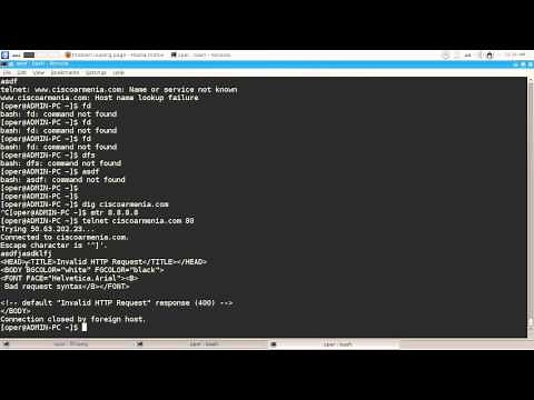 Тelnet - linux command line
