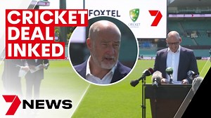 Channel 7 will continue as the home of summer cricket until at least 2031 after retaining the broadcast rights in a new agreement with Cricket Australia. And in a big win for 7Cricket fans, 7plus will for the first time stream the cricket live and free. Cricket Australia CEO Nick Hockley, Managing Director Channel 7 Melbourne & Head of Network Sport Lewis Martin and Foxtel CEO Patrick Delany made the announcement at the SCG today. More Details: https://7news.link/3vCMZBy 7NEWS at 6pm. #Cricket #