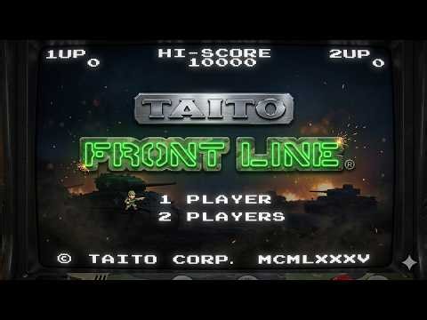 FRONT LINE for NES: Gameplay in Spanish - Taito's classic war game!