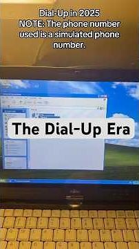 Dial-Up in 2025! #dialup #computer #retro