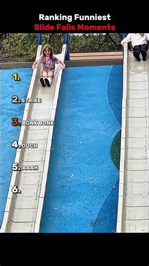 Top 6 Funniest Slide Fails Ranked!