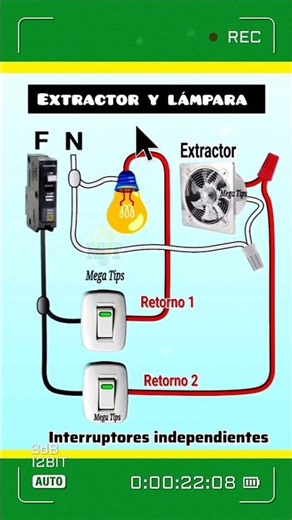 Bathroom extractor fan diagram. #construction #fypviral #electricity