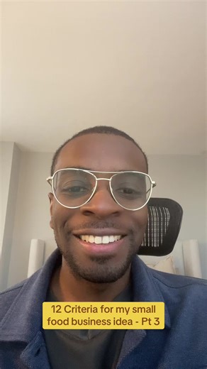 The last 6 of my 12 criteria for a small food business idea #founder #entrepreneur #startup #tech #techtok #businesstips #businesstiktok #forbes30u30 #founderadvice #howibuiltthis #techstartup #education #educationalcontent #ceo #businessidea #techstartup #story #storyteller #food #storytelling #cpg