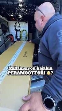 Perämoottori kajakkiin! Kurkista ohesta, mistä koostuu Garminin Force Current ja sitten pitkä video
