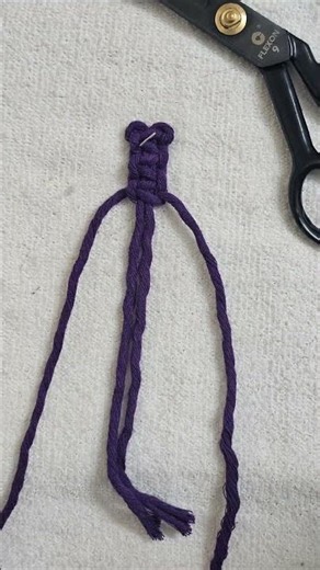 DIY Macramé Letter U ✨ #macrame #ulettermacrame #alphabet #diy