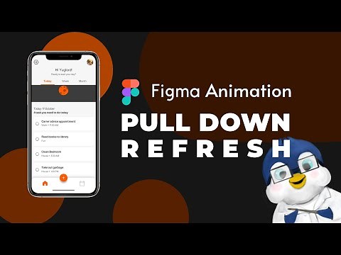 Pull Down to Refresh (Basic Mobile Interactions Tutorial in Figma)