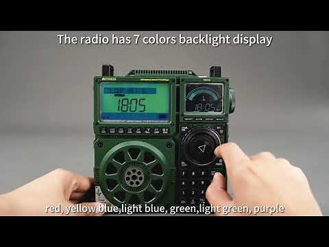 Retekess TR113 Full Band SW Receiver with SSB | APP Control | Antenna Tuner | Bluetooth 5.0
