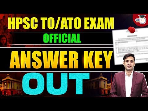HPSC TO/ATO EXAM 2025 | Official Answer Key Out | By Narendra Sir | Hrayana StudyIQ