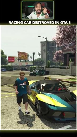 FERRARI RACECAR DESTROYED AGAIN GTA 5 #techno #gta #gaming